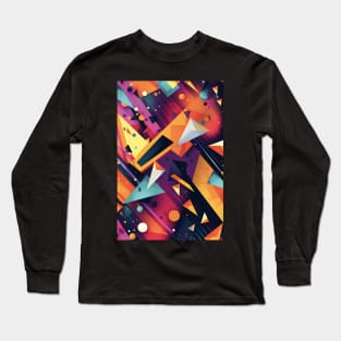 Kaleidoscopic Graffiti Symphony Long Sleeve T-Shirt